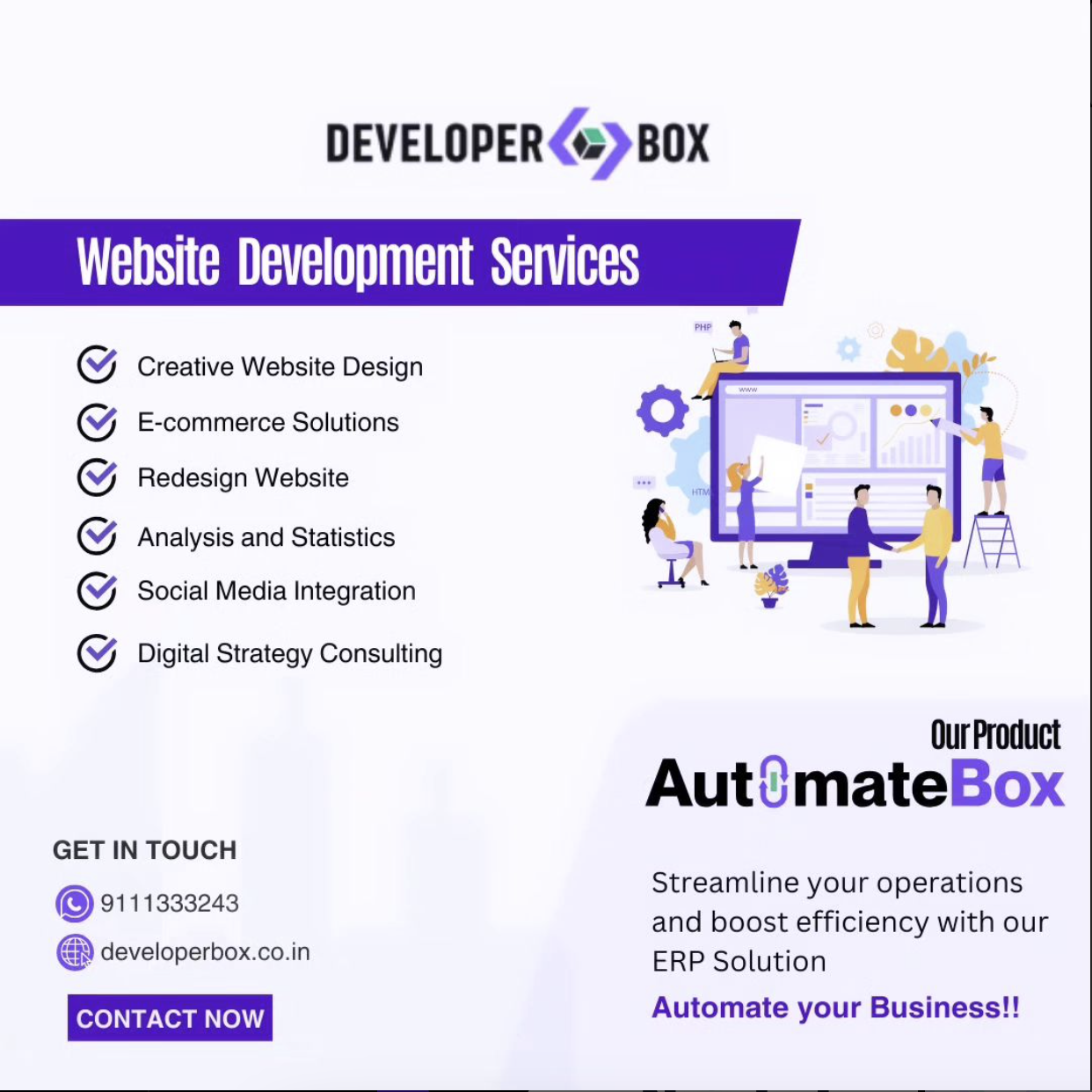 AI Website Company in Raipur - Developer Box